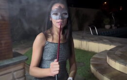 Social com Narguilé Marido assiste o amigo me macetar